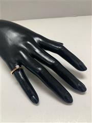 Tiffany & Co. Lady's Diamond Solitaire Ring .25 CT. 18K 2 Tone Gold 1.5dwt